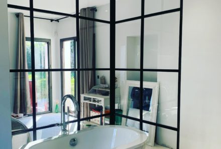 Verrière salle de bain sur mesure