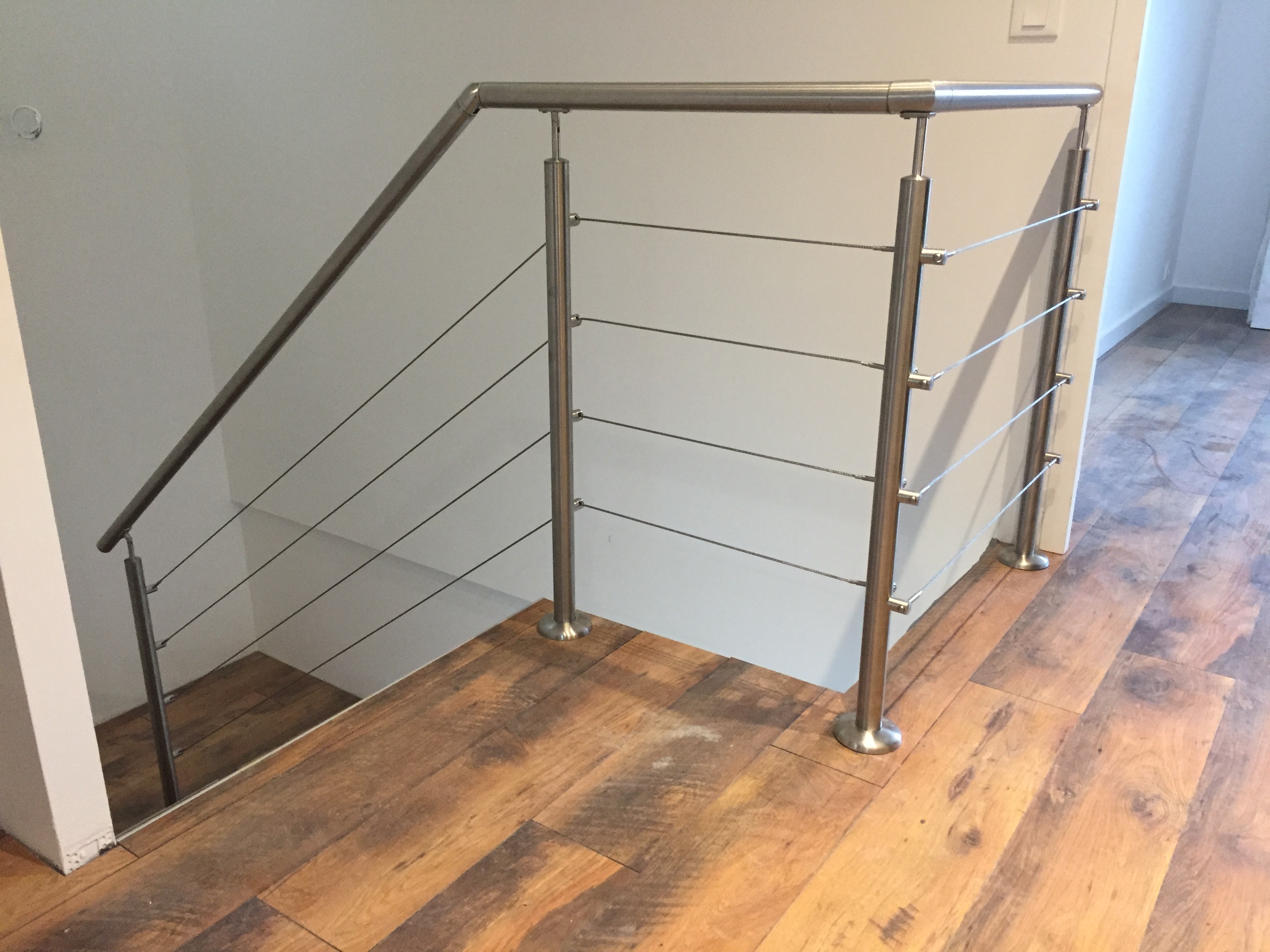Garde-corps en inox sur mesure - Métallier Bordeaux