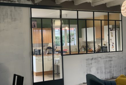 Verrière d’intérieur sur mesure