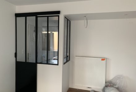 Porte verrière coulissante sur mesure