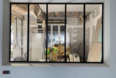 Verrière d’intérieur sur mesure