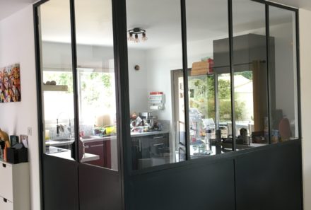 Verrière d’intérieur sur mesure