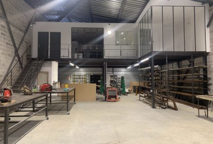 Mezzanine métallique