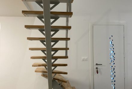 Escalier métal et bois sur mesure