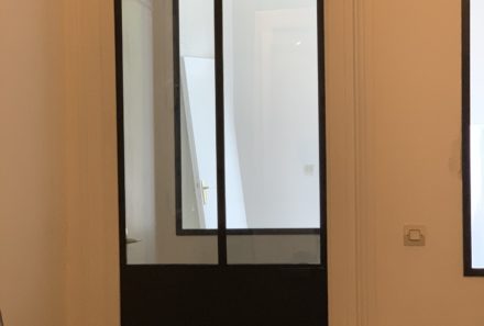 Porte verrière d’intérieur sur mesure