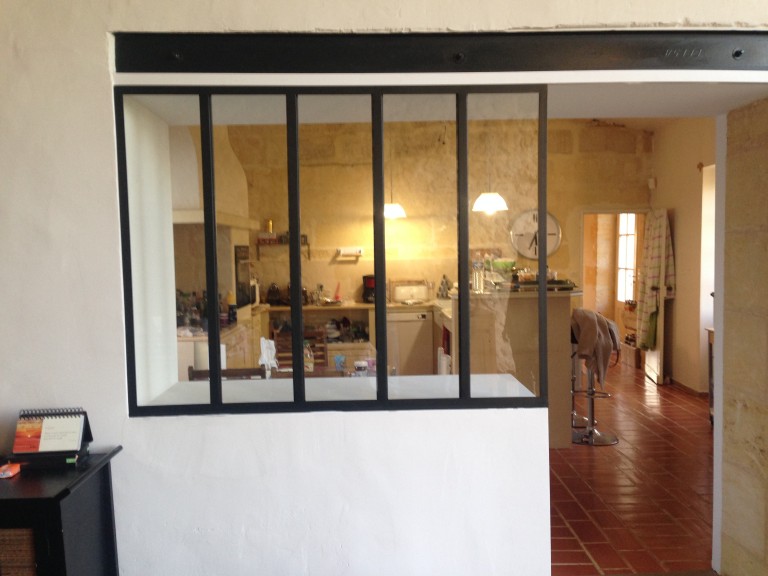 Verrière intérieur style atelier artiste