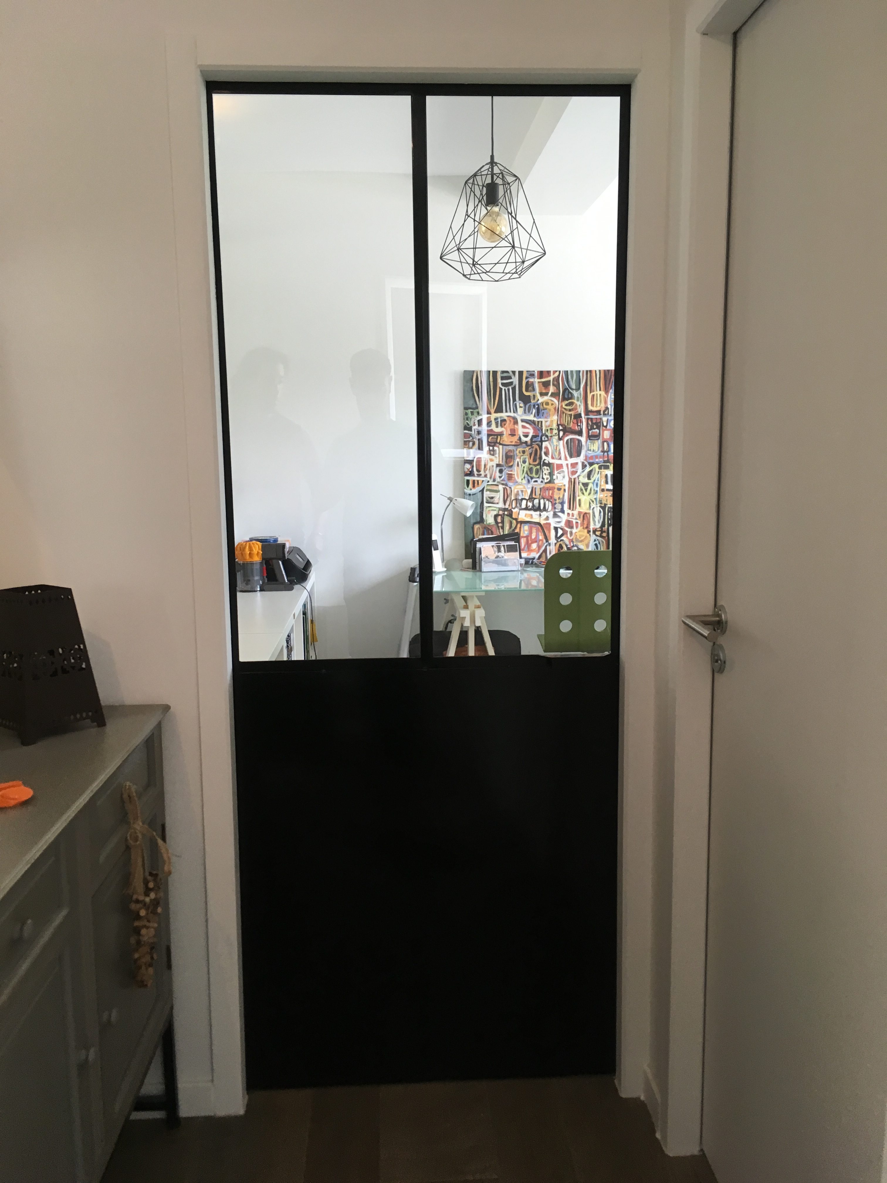 Porte verrière d’intérieur sur mesure - Métallier Bordeaux
