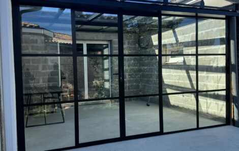 Verrière extérieure sur mesure  style orangerie
