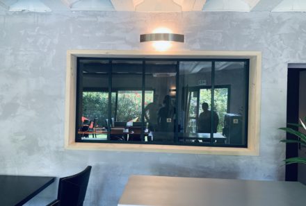 Verrière sur mesure pour restaurant