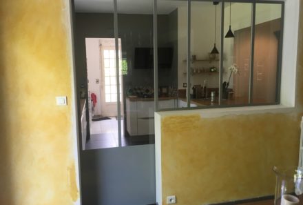 Verrière d’intérieur sur mesure