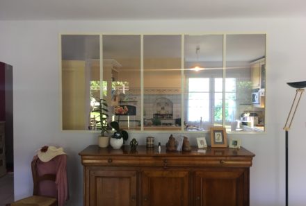 Verrière d’intérieur sur mesure