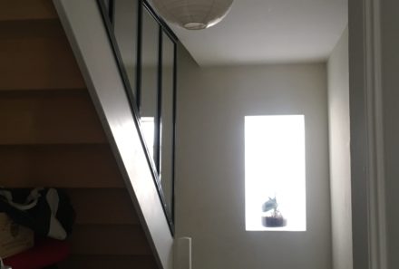 Verrière d’intérieur d’escalier sur mesure