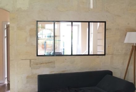verrière d’intérieur  sur mesure