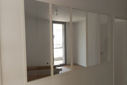 Verrière d’intérieur sur mesure