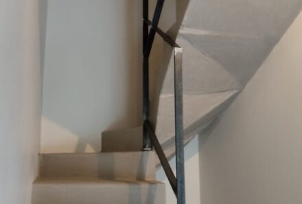 Garde corps sur mesure en métal style industriel