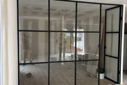Verrière d’intérieur sur mesure style orangerie