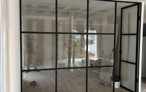 Verrière d’intérieur sur mesure style orangerie